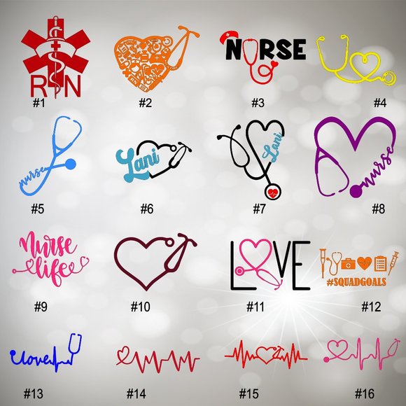 NURSING VINYL DECAL - 5-6" decal - Picture 1 of 10